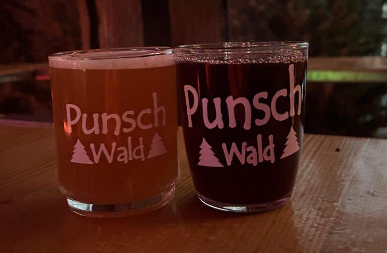 Eisige Temperaturen, heißer Punsch – der Stuttgarter Punschwald